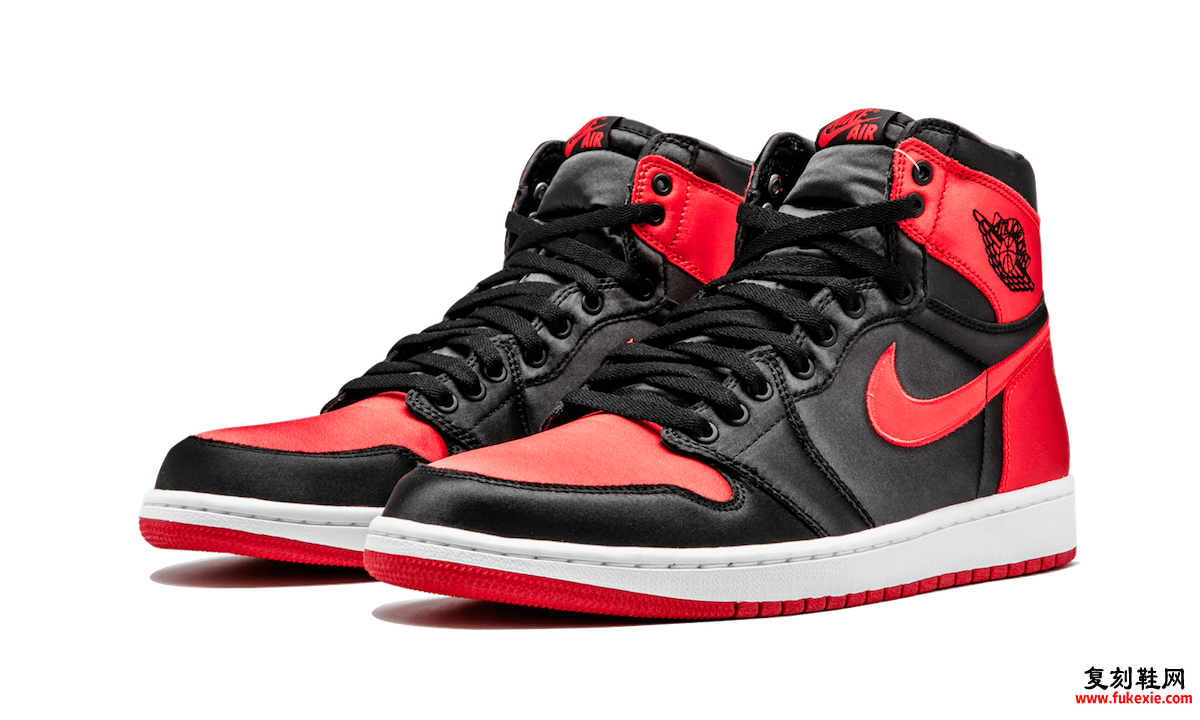 Air Jordan 1 High OG Satin Bred 917359-001 发售日期