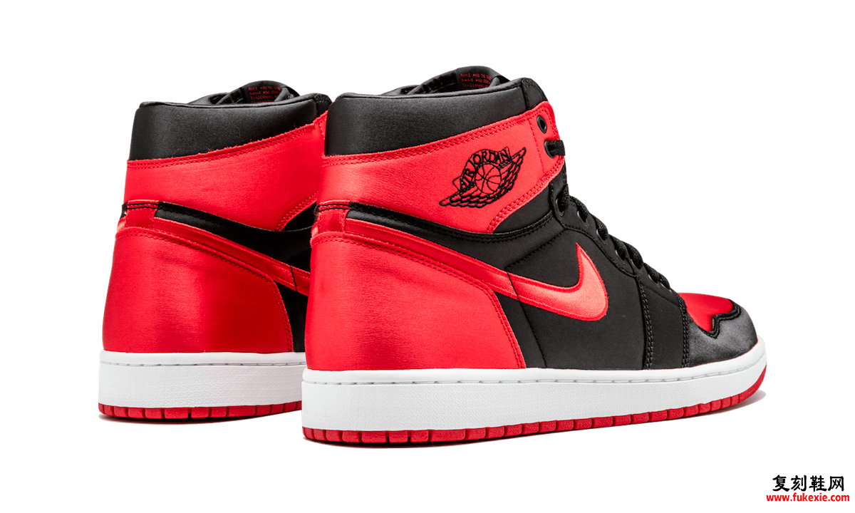 Air Jordan 1 High OG Satin Bred 917359-001 发售日期