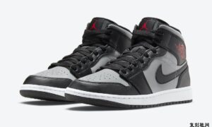 Air Jordan 1 Mid 黑灰红 554724-096 发售日期