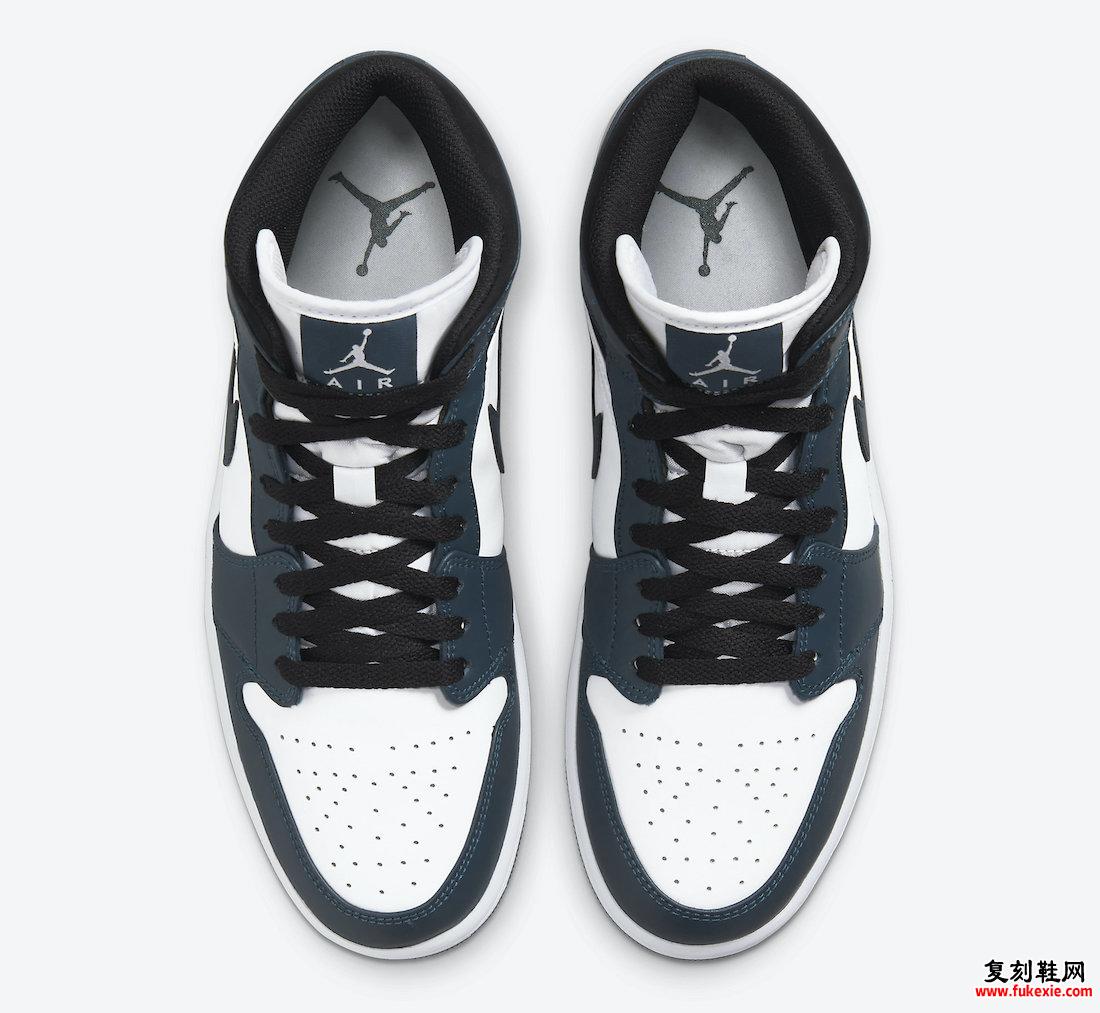 Air Jordan 1 Mid Dark Teal 554724-411 发售日期