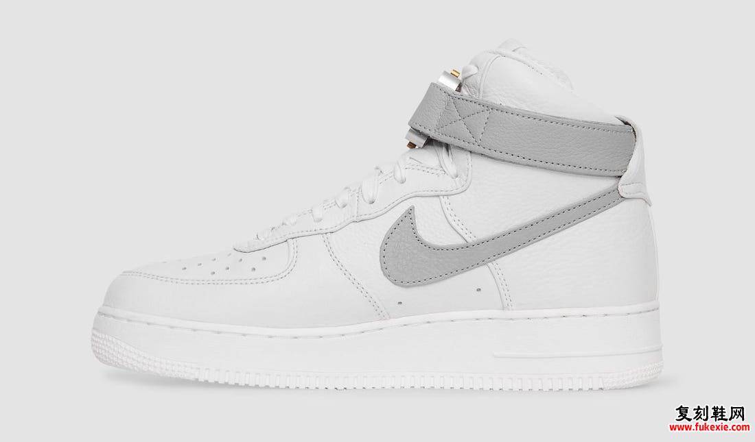 Alyx x Nike Air Force 1 High White Wolf Grey CQ4018-104 发售日期