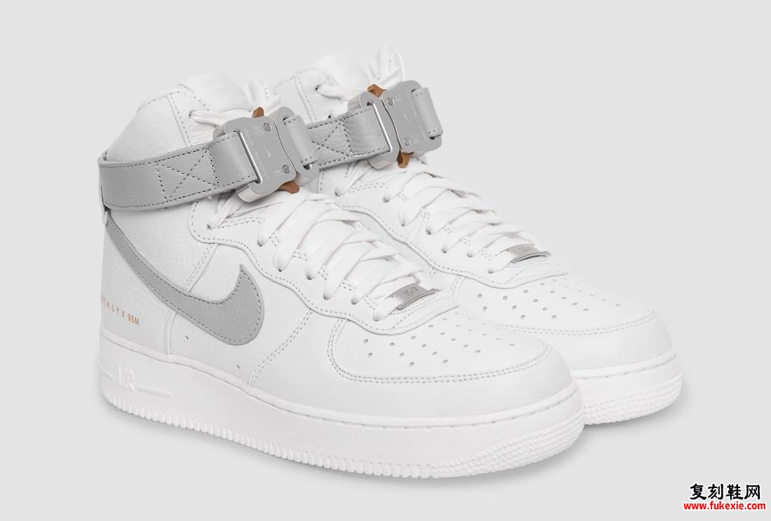 Alyx x Nike Air Force 1 High White Wolf Grey CQ4018-104 发售日期