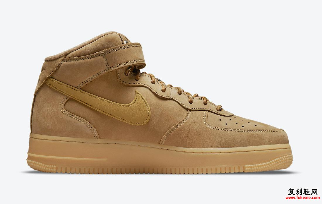 耐克 Air Force 1 Mid Wheat Flax DJ9158-200 发布日期