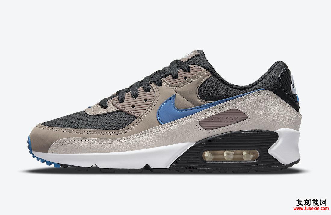 Nike Air Max 90 Black Blue SlateTaupe Haze Malt DC9388-001 发布日期