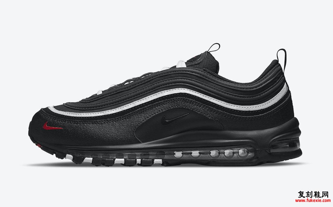 Nike Air Max 97 Black White Red DH1083-001 发售日期