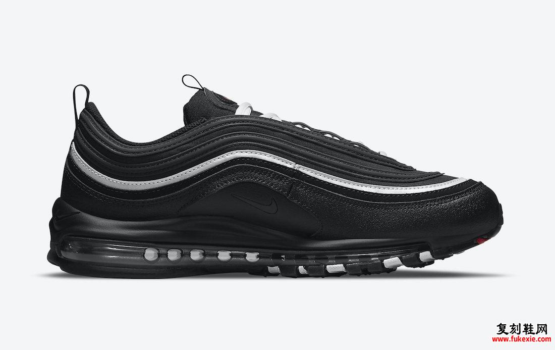 Nike Air Max 97 Black White Red DH1083-001 发售日期