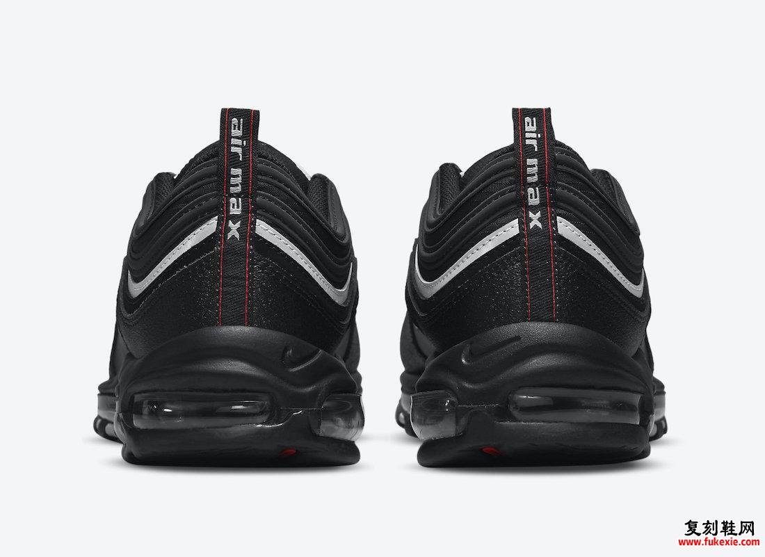 Nike Air Max 97 Black White Red DH1083-001 发售日期