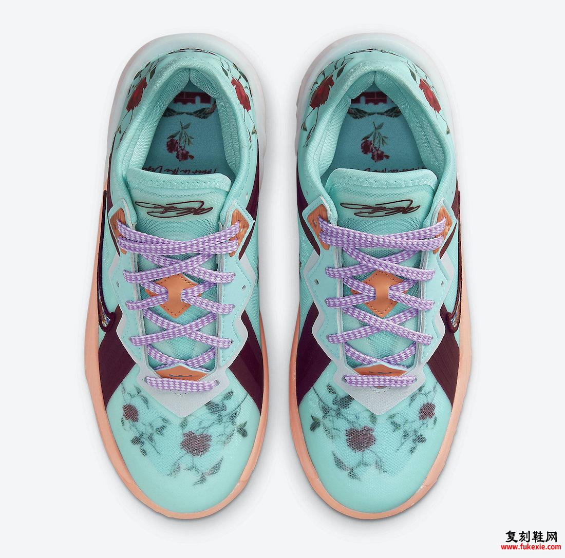 耐克 LeBron 18 Low GS Floral DN4177-400 发布日期