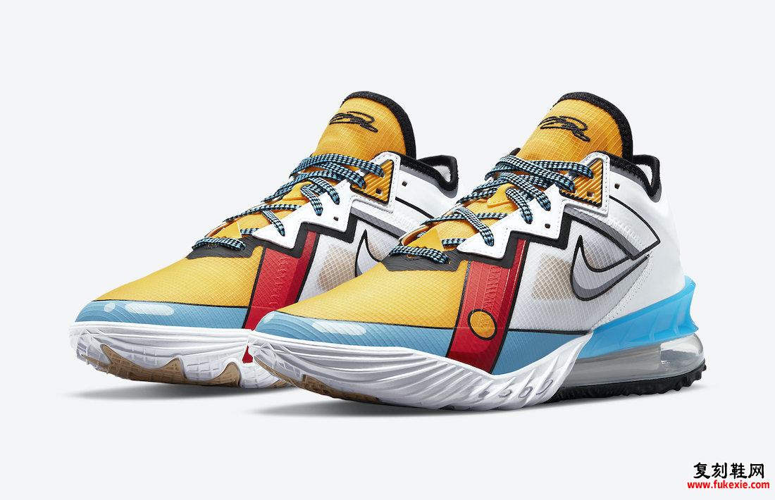 耐克 LeBron 18 Low Stewie Griffin CV7564-104 发布日期