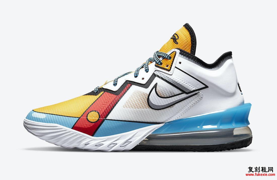 耐克 LeBron 18 Low Stewie Griffin CV7564-104 发布日期