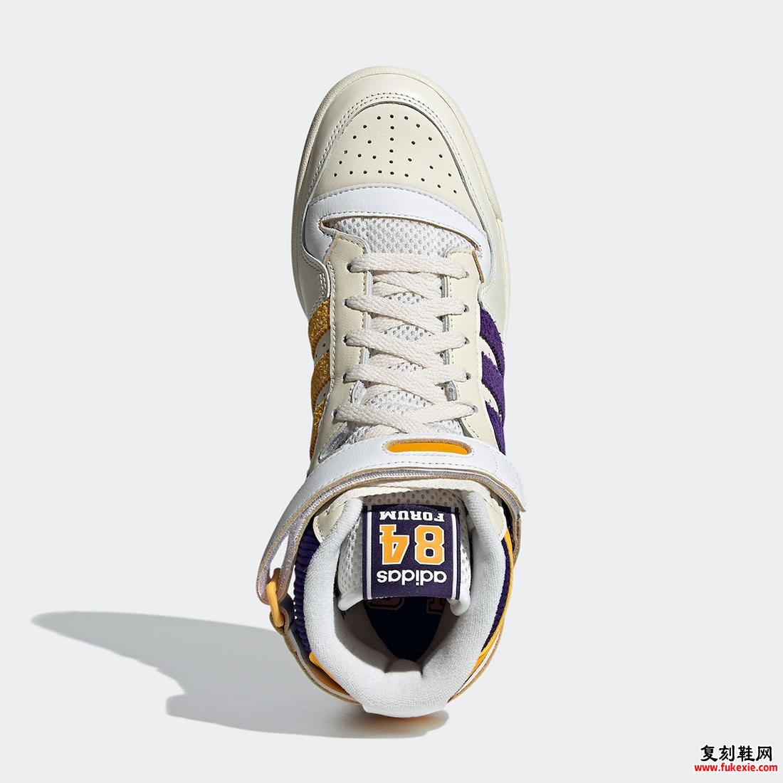 adidas Forum 84 High Lakers GX9054 发售日期