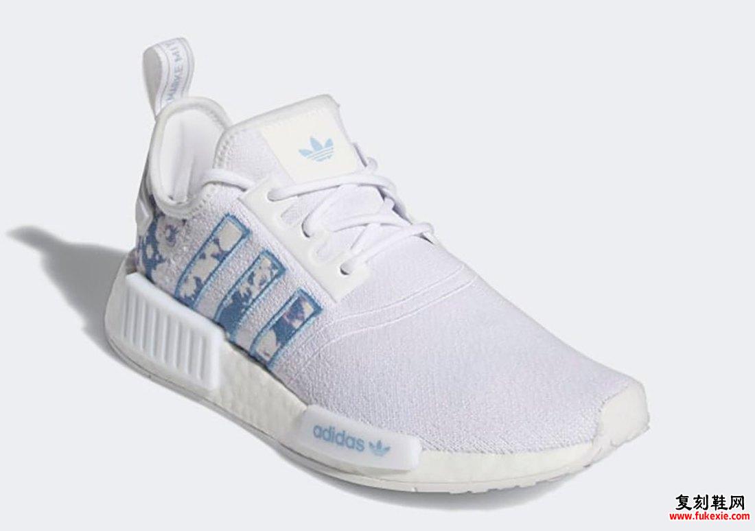 adidas NMD R1 WMNS Cloud White Ambient Sky GV8278 发布日期