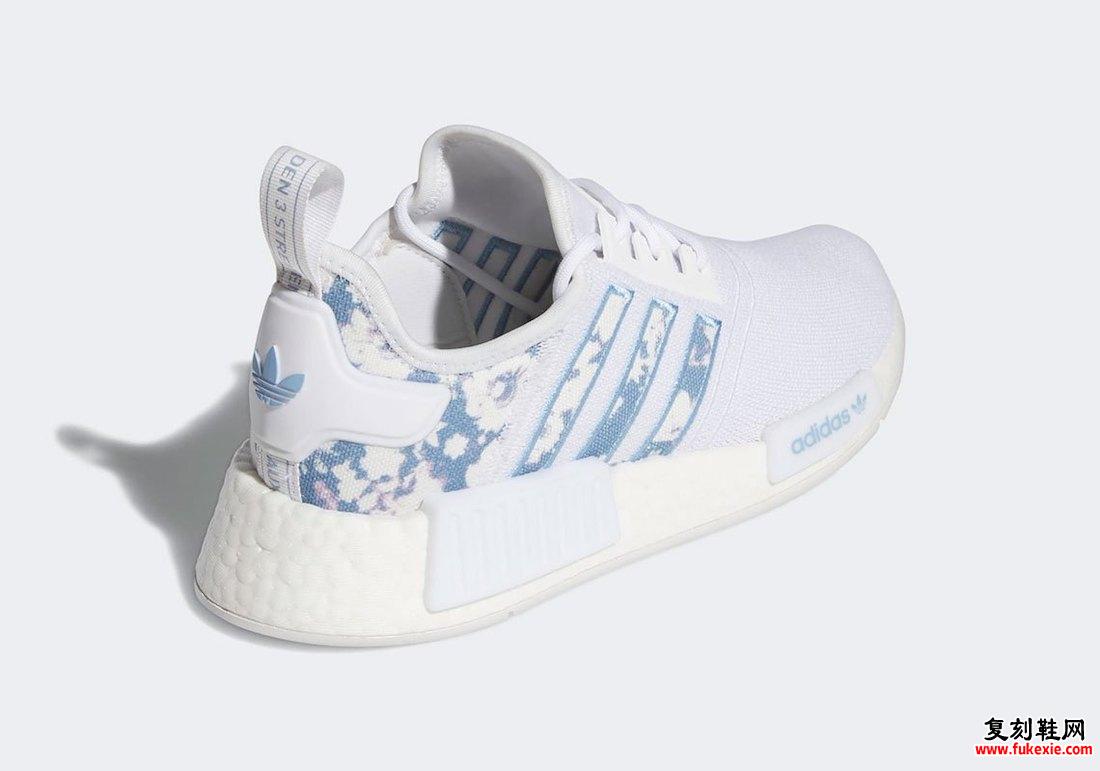 adidas NMD R1 WMNS Cloud White Ambient Sky GV8278 发布日期