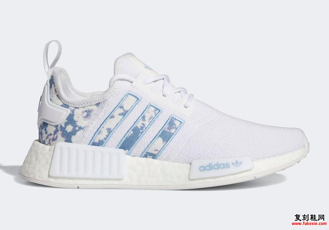 adidas NMD R1 WMNS Cloud White Ambient Sky GV8278 发布日期