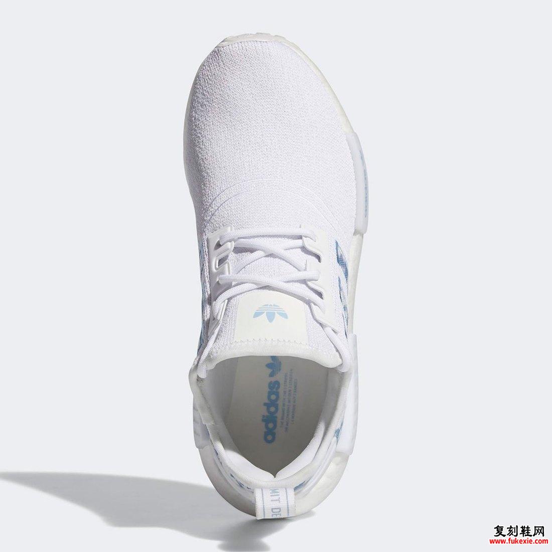 adidas NMD R1 WMNS Cloud White Ambient Sky GV8278 发布日期