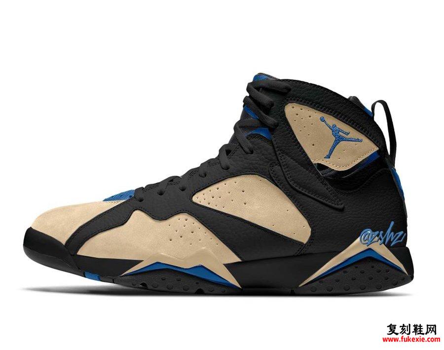 Air Jordan 7 Shimmer Black Sapphire DJ2636-204 发售日期信息