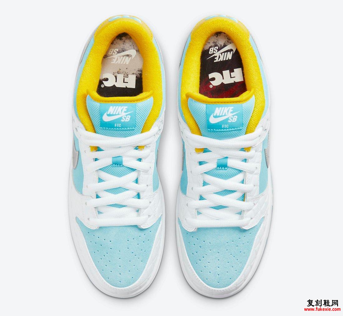 FTC Nike SB Dunk Low Bathhouse DH7687-400 发布日期