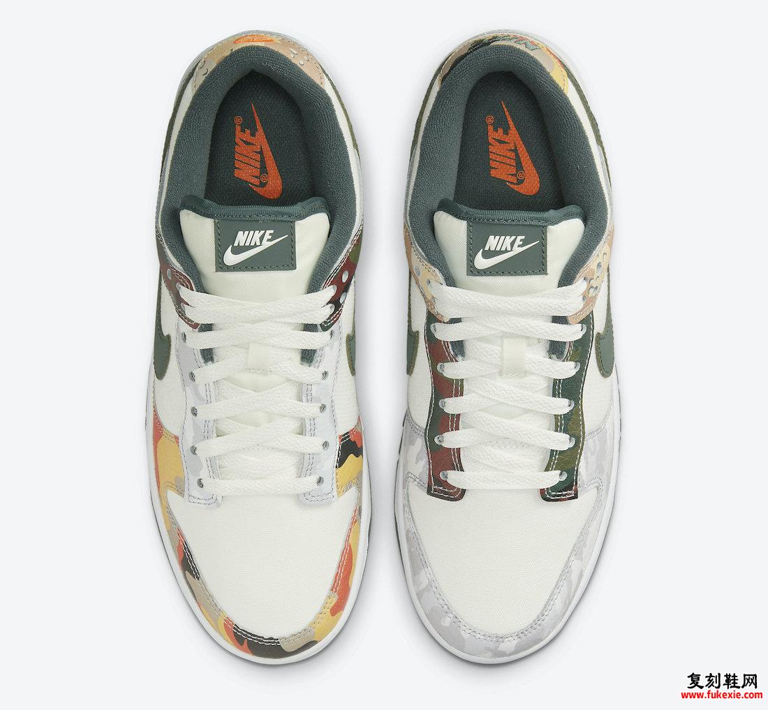 Nike Dunk Low Multi-Camo DH0957-100 发布信息 价格