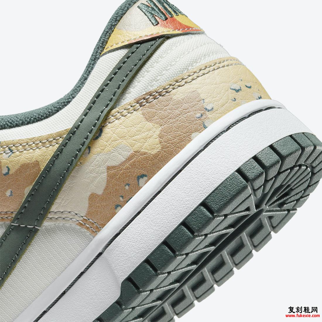 Nike Dunk Low Multi-Camo DH0957-100 发布信息 价格