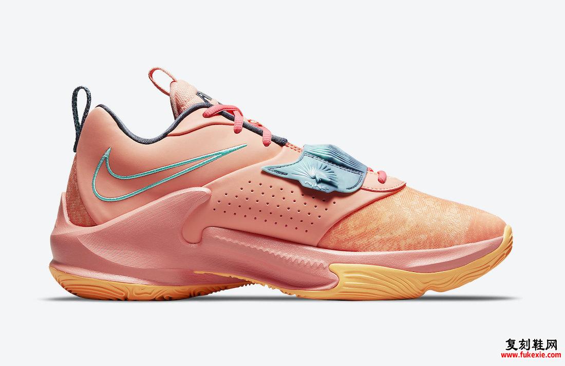 Nike Zoom Freak 3 Orange Freak DA0695-600 发布日期信息