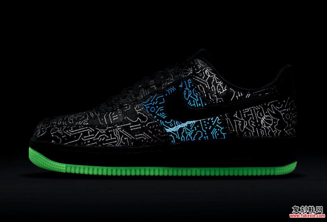 Space Jam Nike Air Force 1 Low Computer Chip DH5354-001 发布日期信息