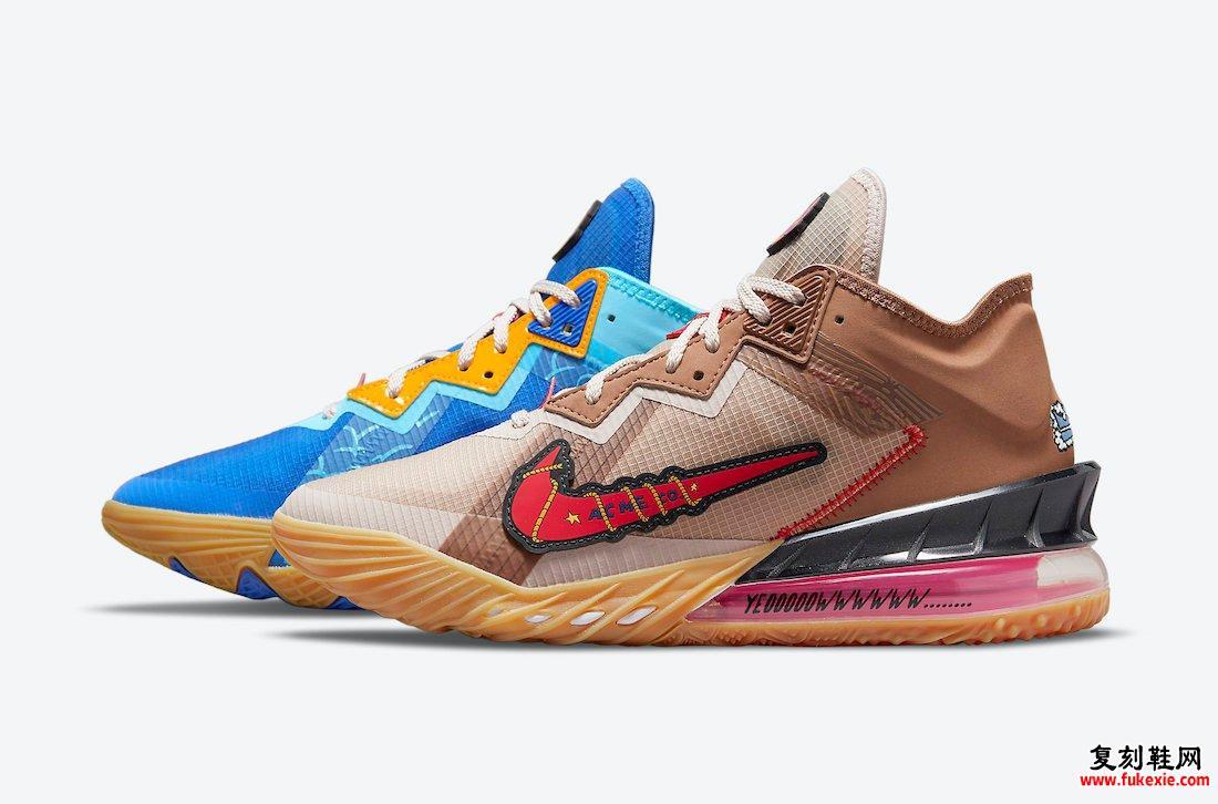 Xbox 耐克 LeBron 18 Low Wile E. Roadrunner DO7172-900 发布日期信息