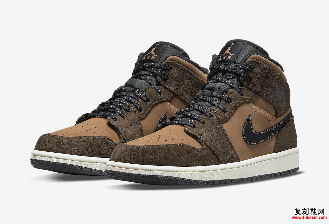 Air Jordan 1 Mid Brown DC7294-200 发售日期