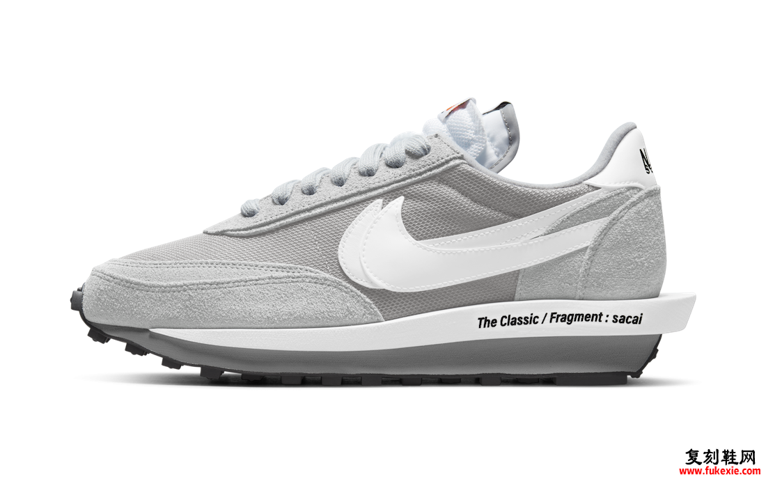 Fragment Sacai Nike LDWaffle Light Smoke Grey DH2684-001 发售日期