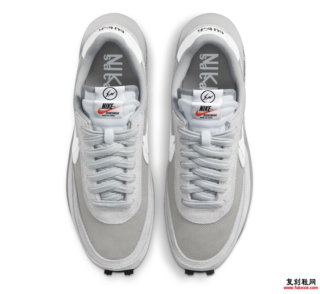 Fragment Sacai Nike LDWaffle Light Smoke Grey DH2684-001 发售日期