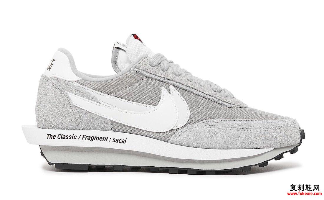 Fragment Sacai Nike LDWaffle Wolf Grey DH2684-001