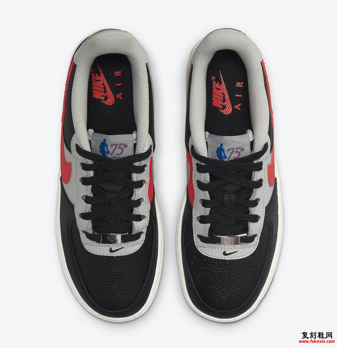 NBA 耐克 Air Force 1 Low GS 75 周年 DJ9993-001 发布日期