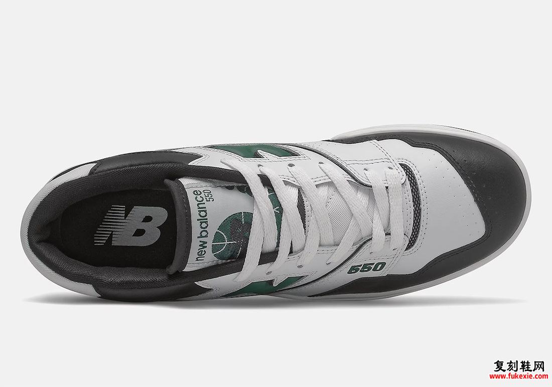 New Balance 550 Team Green BB550LE1 发布日期