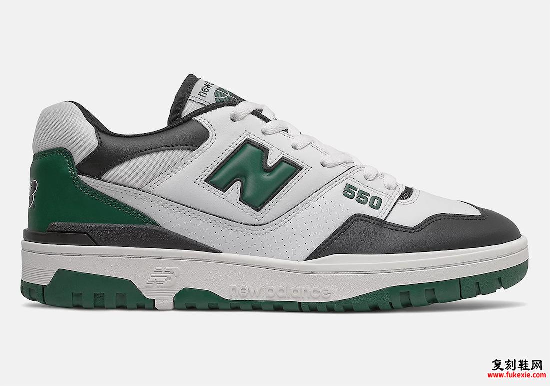 New Balance 550 Team Green BB550LE1 发布日期