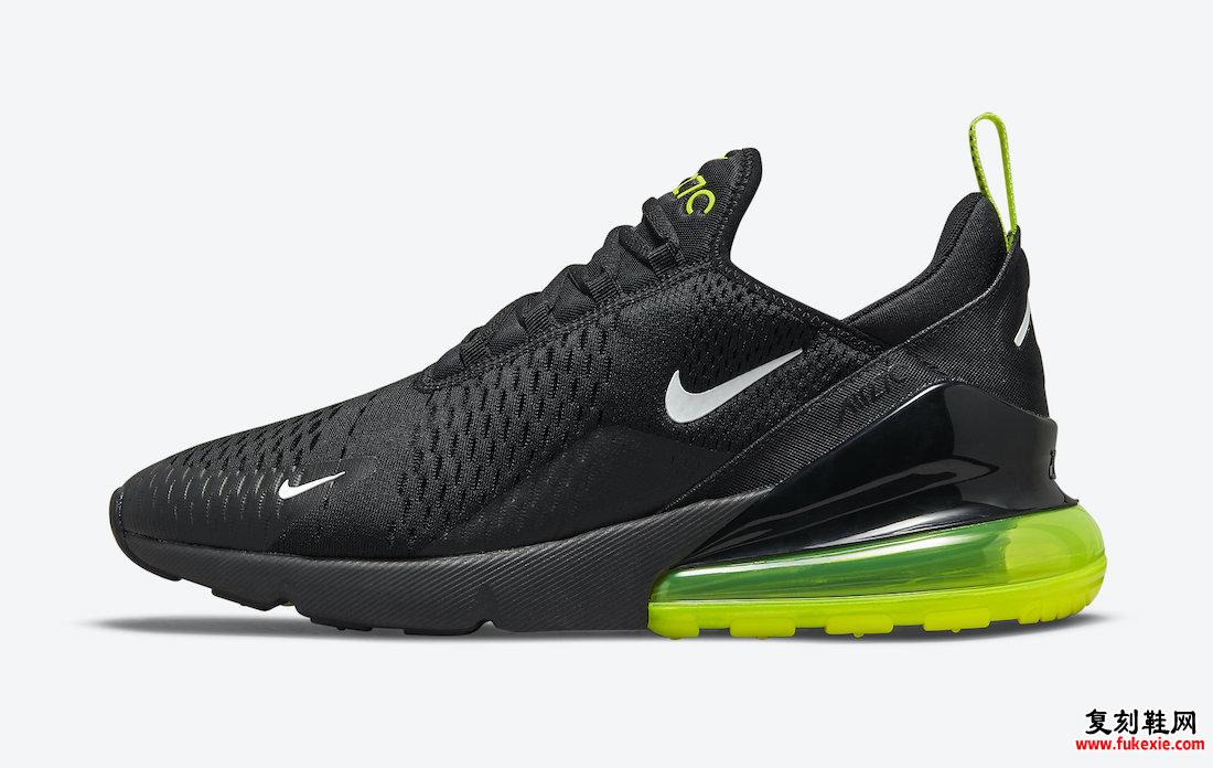 Nike Air Max 270 Black Neon DO6392-001 发布日期