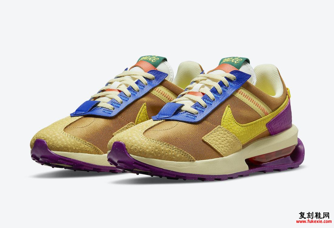 Nike Air Max Pre-Day Wheat Yellow Strike Red Plum Orange DO6716-700 发布日期