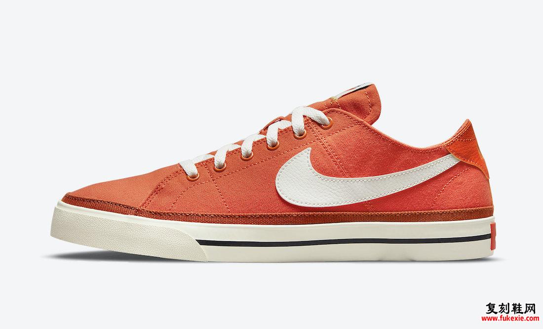 Nike Court Legacy Orange DJ1999-800 发售日期