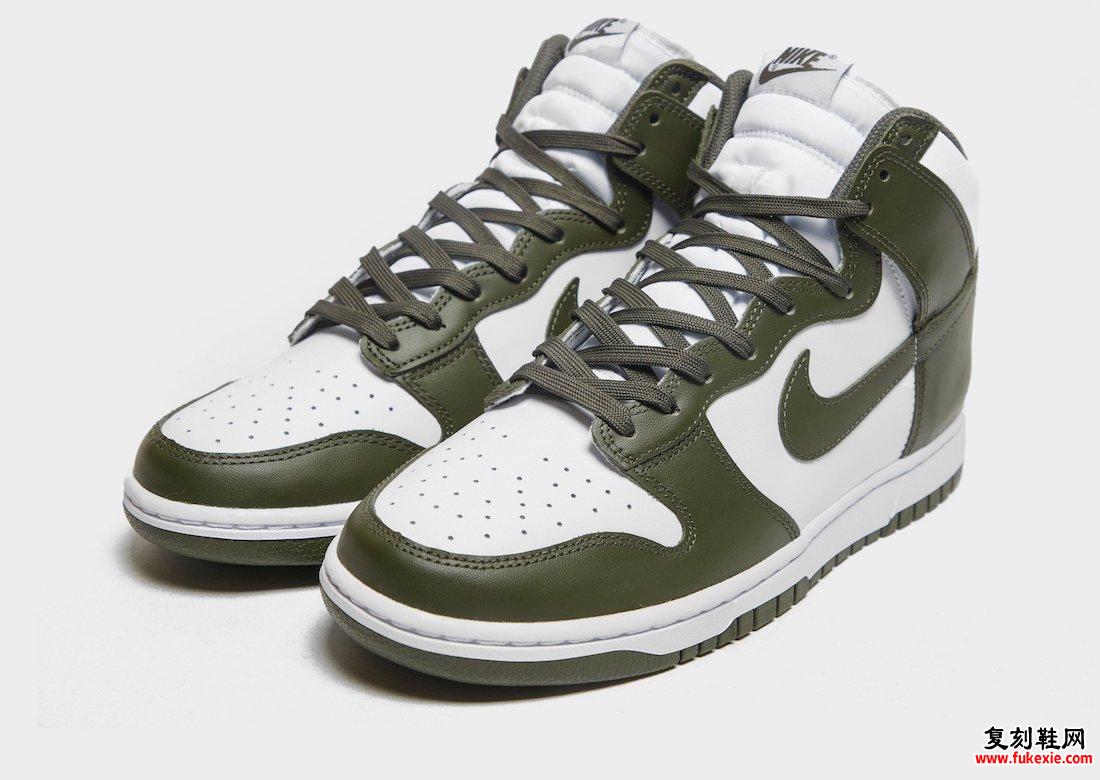 Nike Dunk High Cargo Khaki 2021 DD1399-107 发售日期