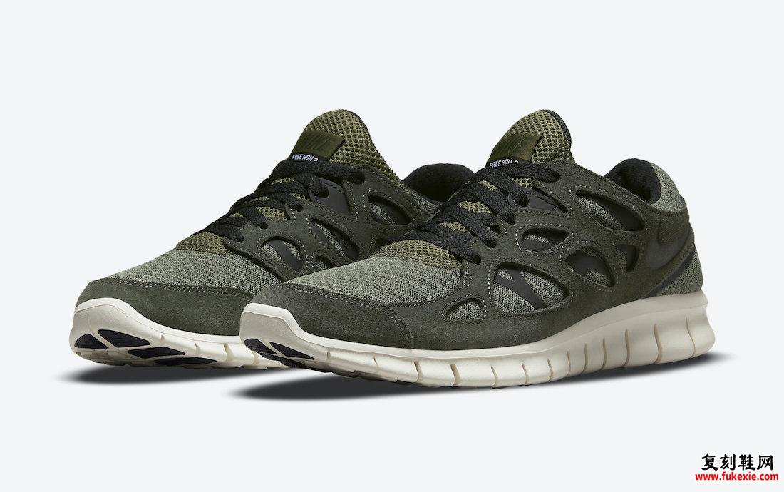 Nike Free Run 2 Sequoia Medium Olive 537732-305 发布日期