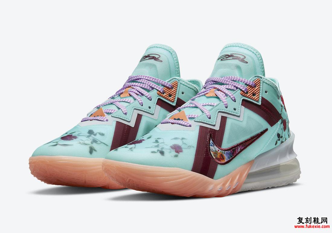 Nike LeBron 18 Low Floral CV7562-400 发布日期