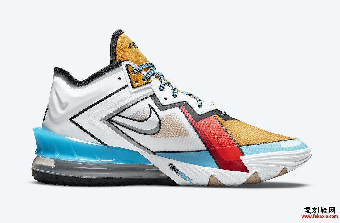 耐克 LeBron 18 Low Stewie Griffin Cartoon Art CV7562-104 发布日期