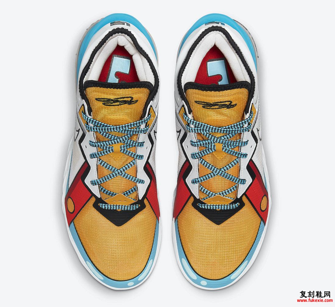 耐克 LeBron 18 Low Stewie Griffin Cartoon Art CV7562-104 发布日期