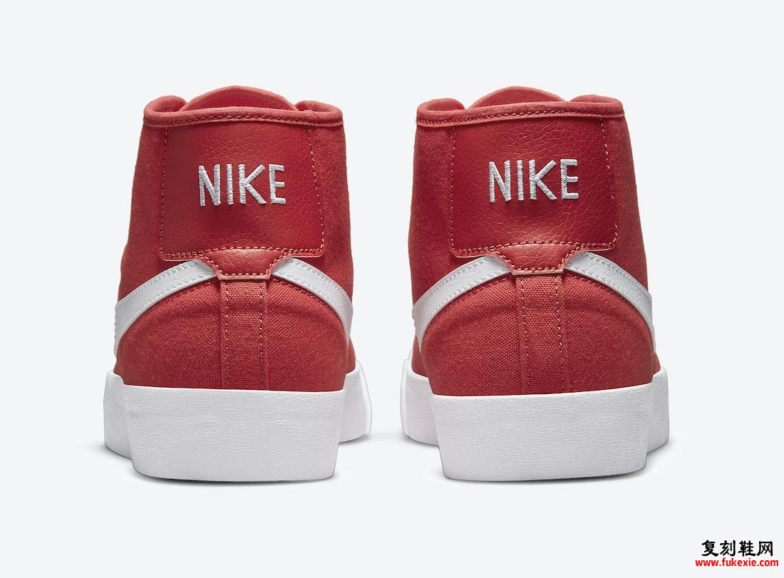 Nike SB Blazer Court Mid Red White DC8901-600 发布日期