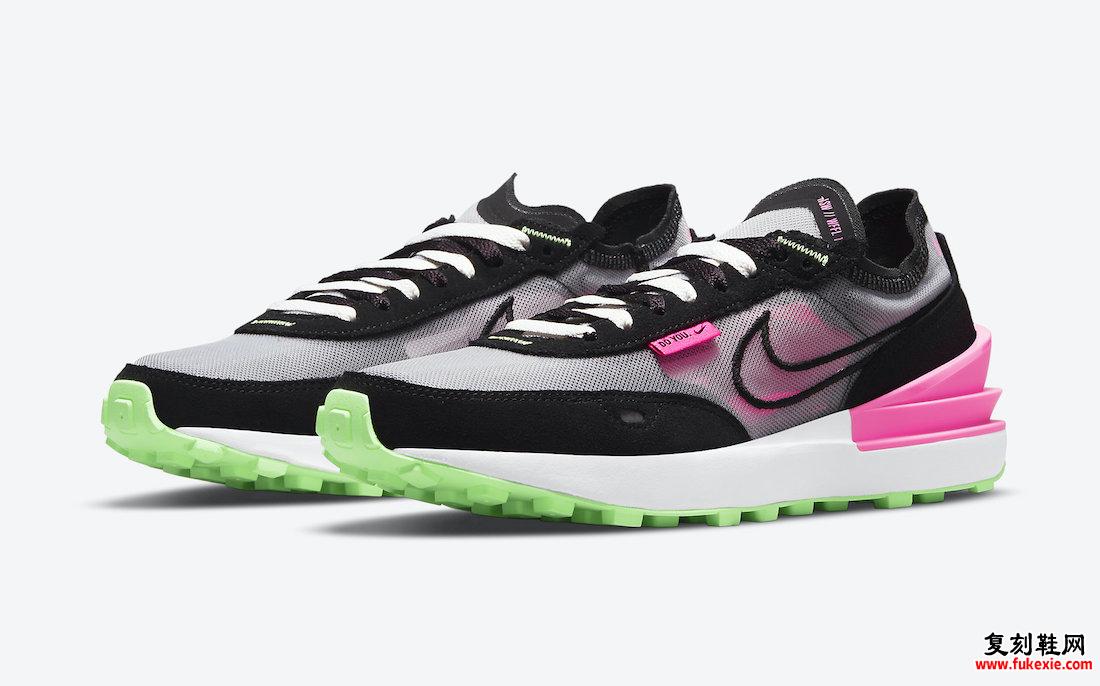 Nike Waffle One Black Green Pink DM8143-100 发布日期