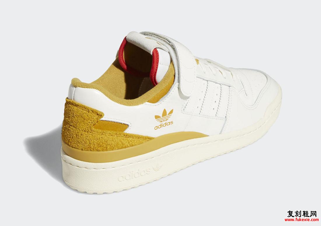 adidas Forum 84 Low Cream White Gold GZ8961 发售日期