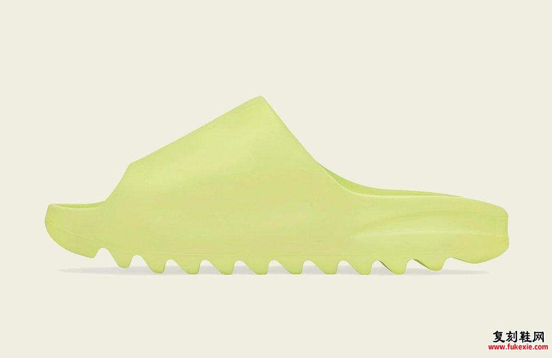adidas Yeezy Slide Glow Green GX6138 发布日期