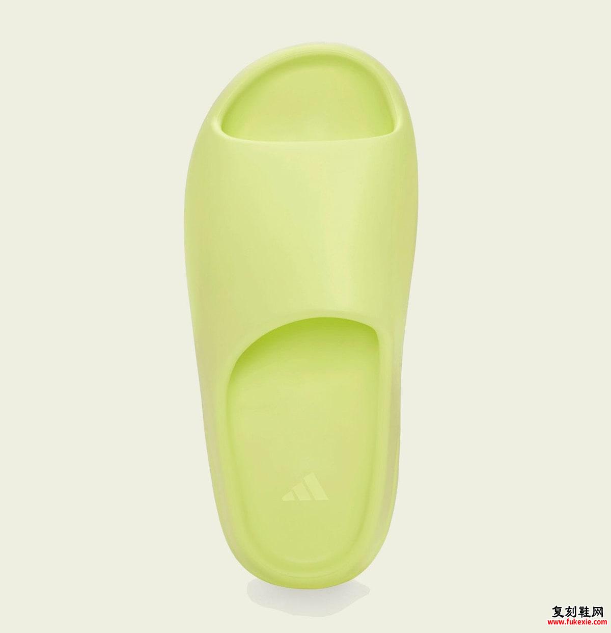 adidas Yeezy Slide Glow Green GX6138 发布日期