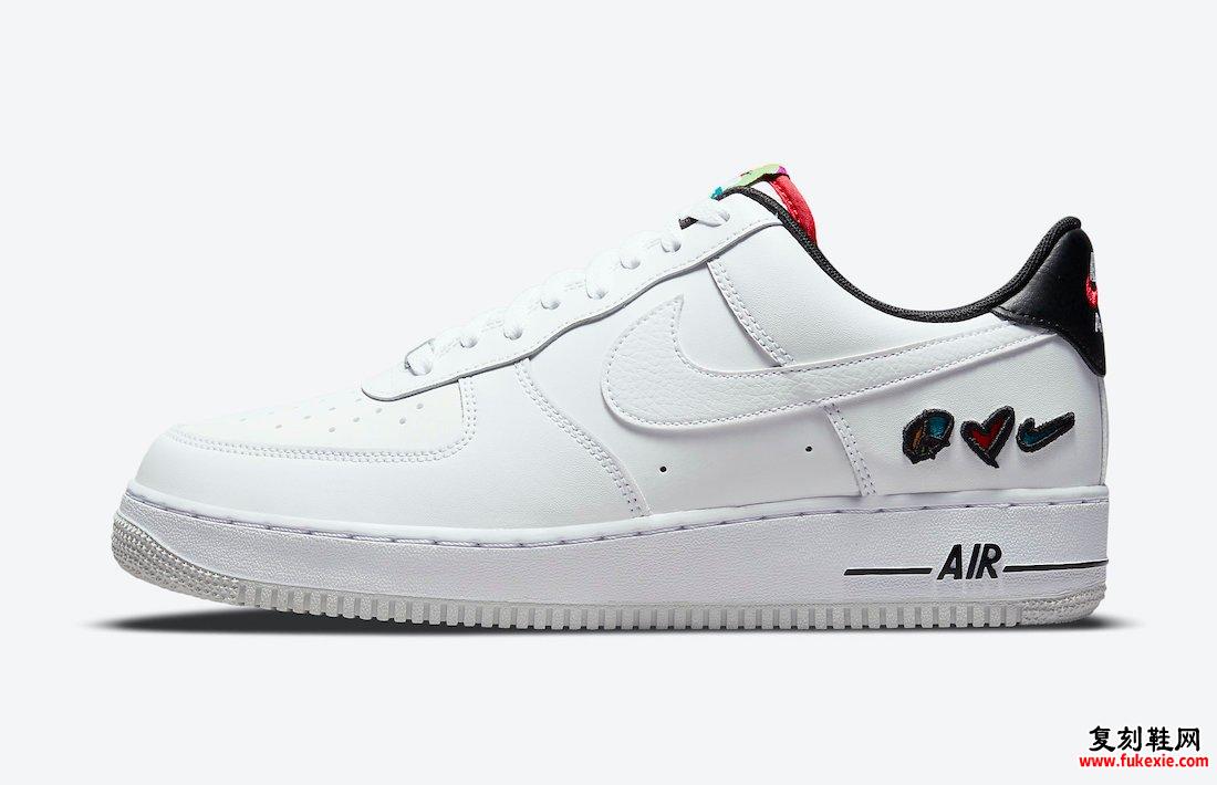 Nike Air Force 1 Low Peace Love Swoosh DM8148-100 发售日期