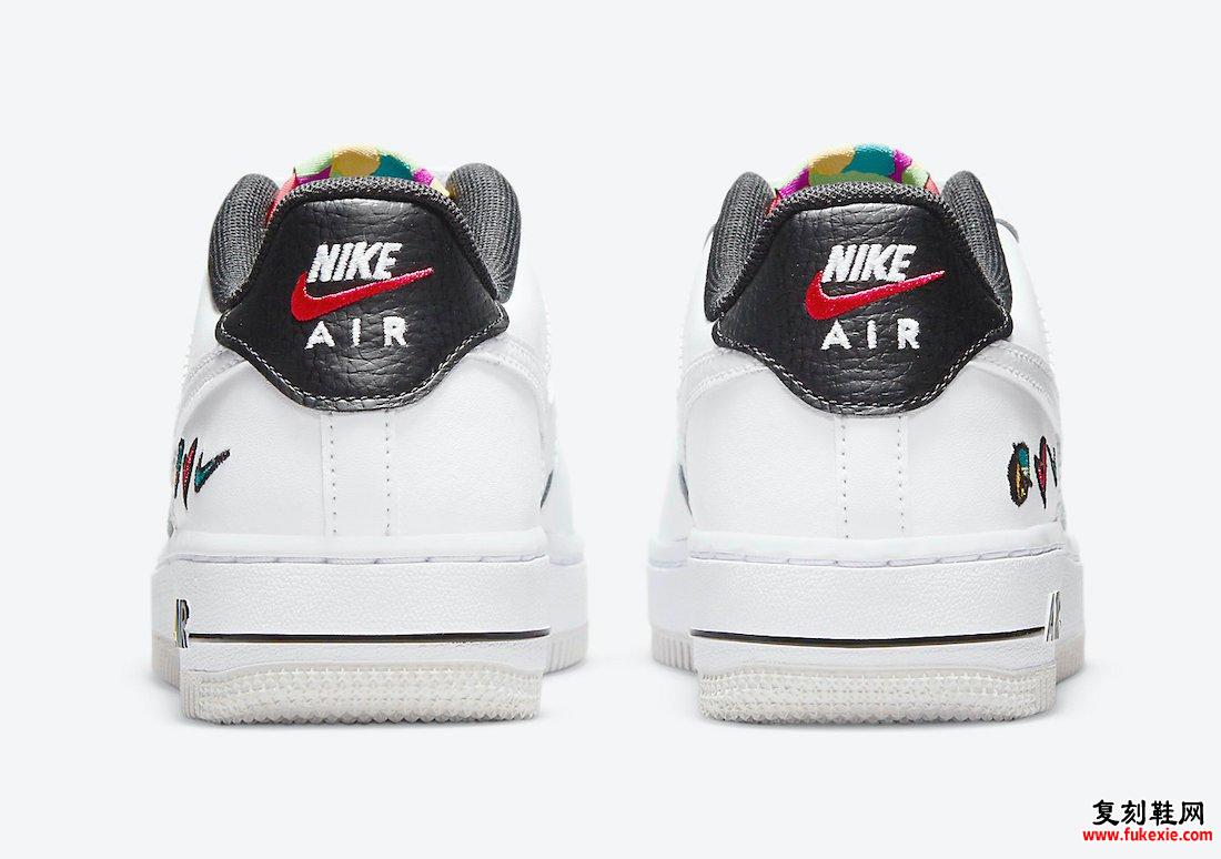 Nike Air Force 1 Low Peace Love Swoosh DM8154-100 发布日期信息