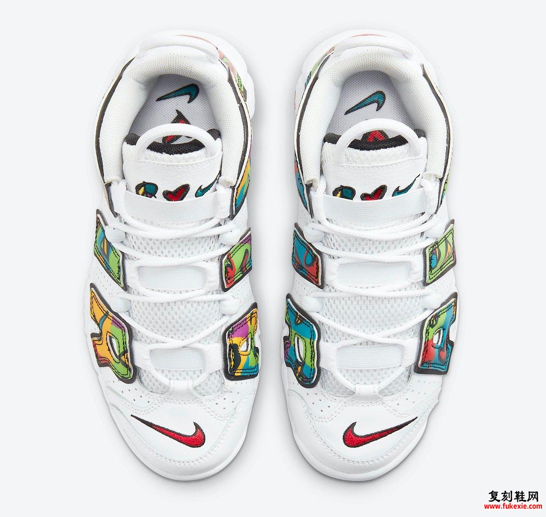 Nike Air More Uptempo Peace Love Swoosh DM8155-100 发售日期信息