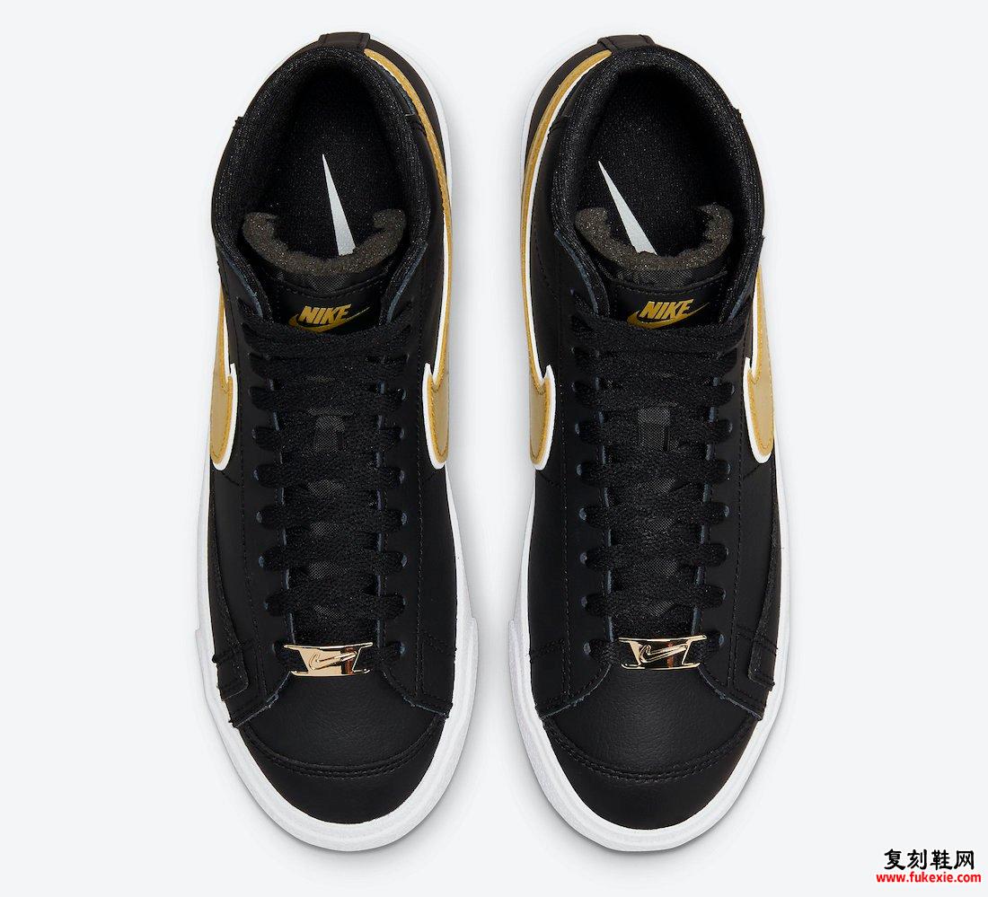 Nike Blazer Mid 77 Black Gold DH0070-001 发布日期信息